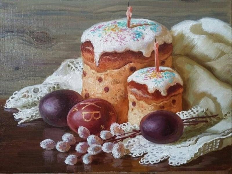 10 апреля в МБУК ИКДЦ прошел два мастер - класса  "Красим яйца к Пасхе", и по изготовлению "Пасхального зайчика" со взрослым населением села.